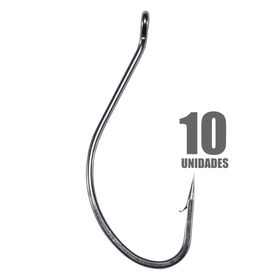 Anzol Maruseigo Black 24 42mm - Pacote com 10 Unidades - PESCA BRASIL