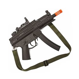 Rifle Airsoft CQB GSG-522 PK RIS FULL METAL AEG 6,0mm + Red Dot + Bandoleira - CYBERGUN