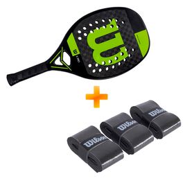 Raquete Beach Tennis K Pro Neon + Overgrip Ultra Wrap - Wilson