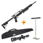 carabina-de-pressao-pcp-hunter-ultra-power-5-5mm-bomba-manual-luneta-capa-z12
