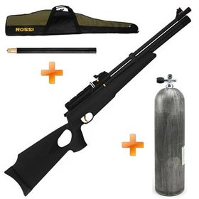 Carabina PCP Hatsan AT44-10 4.5 + Cilindro Scuba + Cilindro PCP + Capa