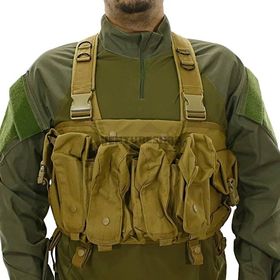 Colete Tático para Airsoft AK Chest Harness - Tan 1071