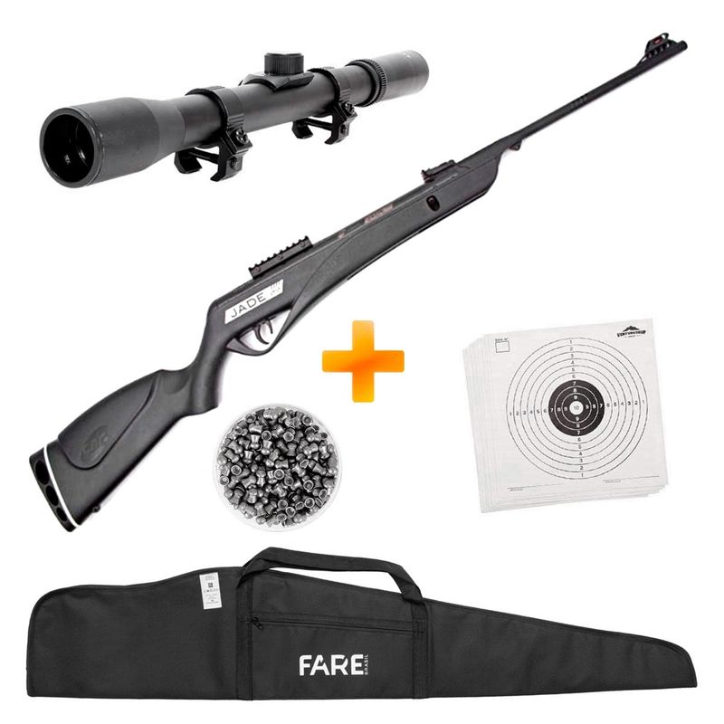 carabina-de-pressao-cbc-jade-pro-preta-4-5mm-luneta-4x20-capa-chumbinho-alvos-z20