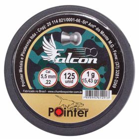 Chumbinho Falcon 5.5mm 125 unidades - Pointer