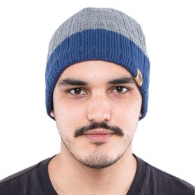 Gorro de Inverno Mariner Cinza e Azul - Invictus