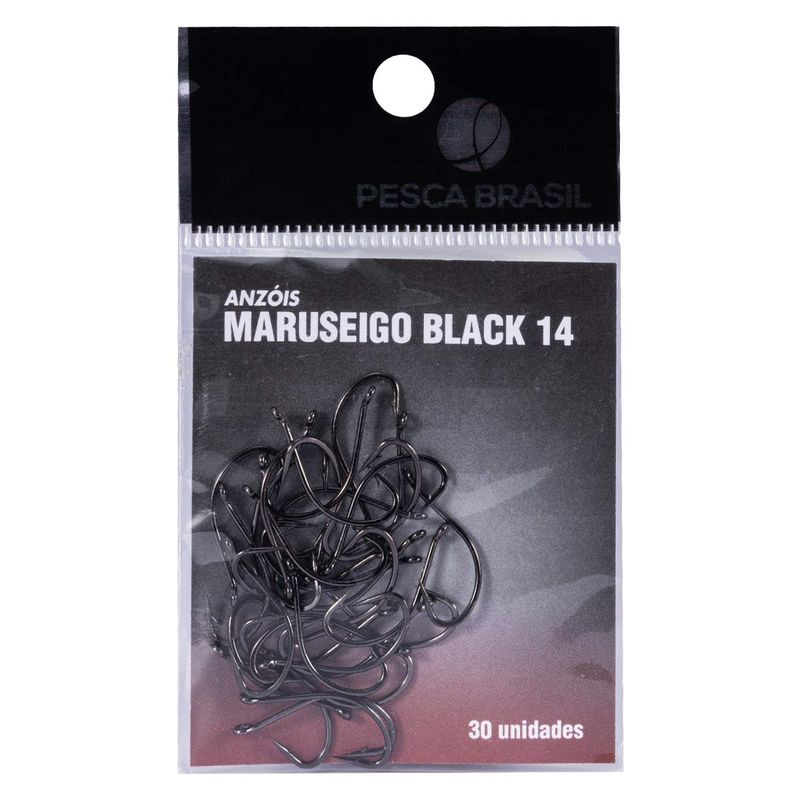 anzol-maruseigo-black-14-22mm-pacote-com-30-unidades-pesca-brasil-z3