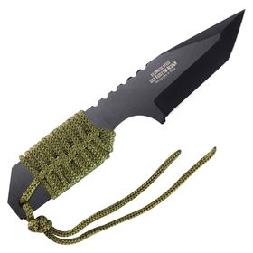 Faca Survivor com Pederneira Verde Oliva - Master Cutlery