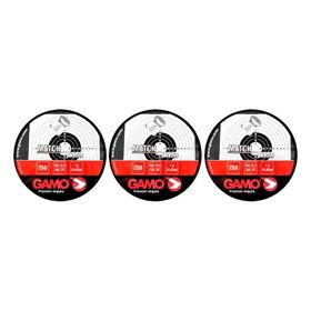 Kit 3 Latas Chumbinho Gamo Match 5.5mm - Latinha c/ 250 unidades (Diabolô)