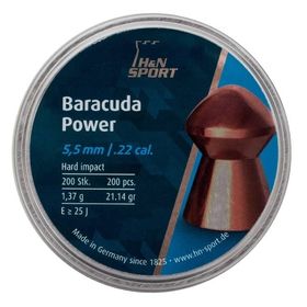 Chumbinho Profissional H&N Baracuda Power 5.5mm 200un