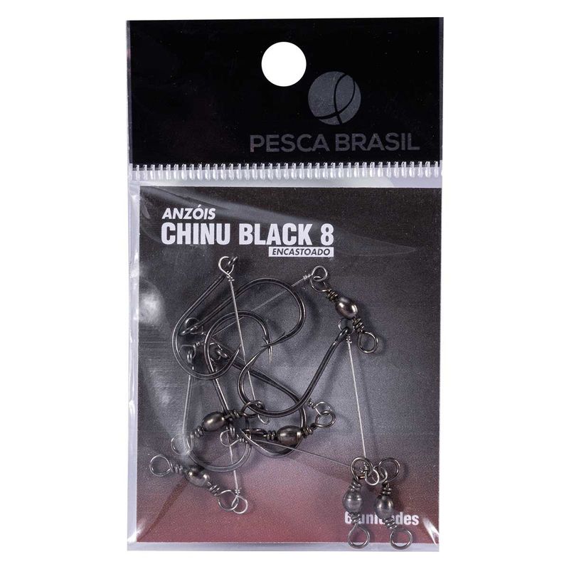 anzol-chinu-black-8-encastoado-pacote-com-6-unidades-pesca-brasil-z2