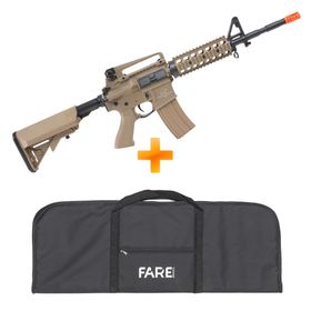 Rifle de Airsoft Elétrico AEG M4 Yankee S-2 – QGK + Capa