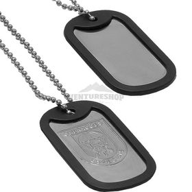Dog Tag - Placa de Identificação Operações Especiais + Case