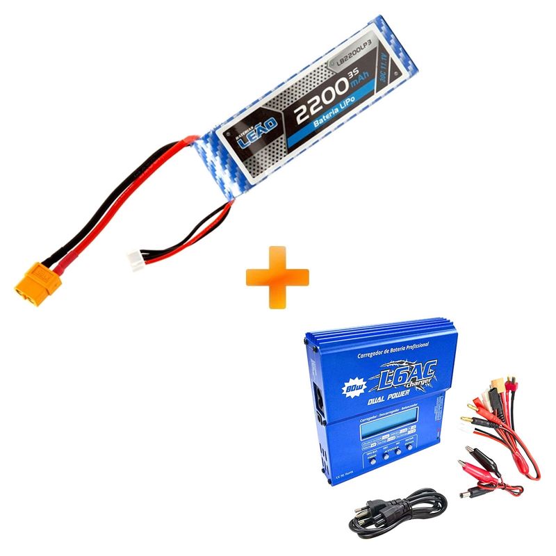 bateria-lipo-11-1v-3s-1-pack-30-30c-2200mah-carregador-lipo-l6ac-leao-modelismo-z1