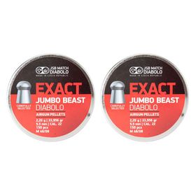 Kit 2 Chumbinho JSB Jumbo Exact Beast Cal 5.5mm - 300UN