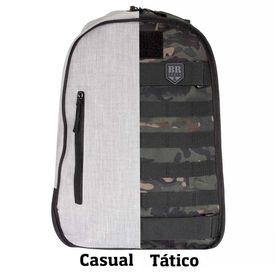 Mochila Dupla Face Sentinela 20L Cinza/Multicam Black - BR Force