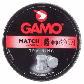 Chumbinho Gamo Match 5.5mm - Latinha c/ 125 unidades (Diabolô)