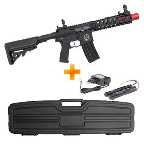 Rifle de Airsoft AEG M4 AR15 Neptune 8" SD – Rossi + Case