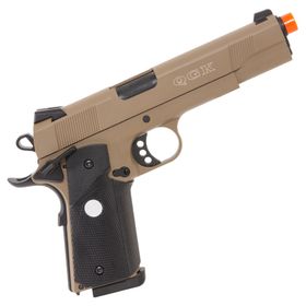Pistola de Airsoft a Gás GBB Green Gas M1911 R27 Full Metal Black/Tan c/ Blowback