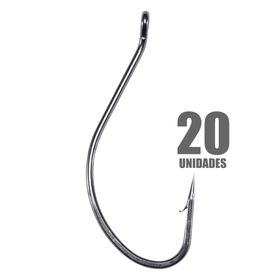 Anzol Maruseigo Black 20 33mm - Pacote com 20 Unidades - PESCA BRASIL