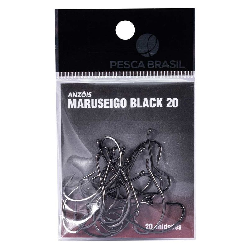 anzol-maruseigo-black-20-33mm-pacote-com-20-unidades-pesca-brasil-z3