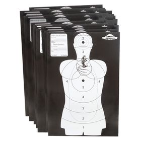 20 Alvos de Papel Silhueta Oficial para Tiro - VNTR