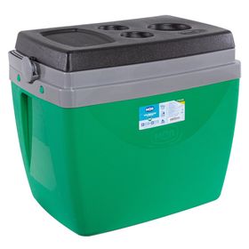Caixa Térmica 34 Litros Verde com Cinza - Mor