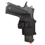 pistola-de-airsoft-spring-1911-warrior-full-metal-com-coldre-e-maleta-l5