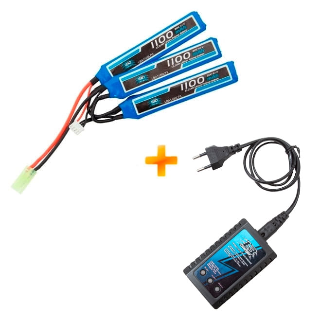bateria-para-airsoft-lipo-11-1v-3s-3-pack-20-40c-1100mah-carregador-compacto-imax-b3-l5