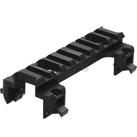 Suporte em alumínio para mira de armas MP5 G3 GSG5 GSG-5 A5 - Preto