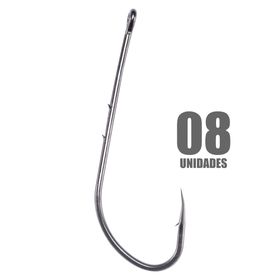 Anzol Baitholder Black 7/0 61mm - Pacote com 8 Unidades - PESCA BRASIL