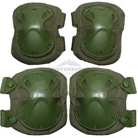 Joelheira e cotoveleira VERDE EmersonGear Tática Militar Airsoft