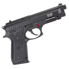 Pistola de Pressão a Gás CO2 PT92 Slide Fixo Full Metal 4.5mm- Swiss Arms