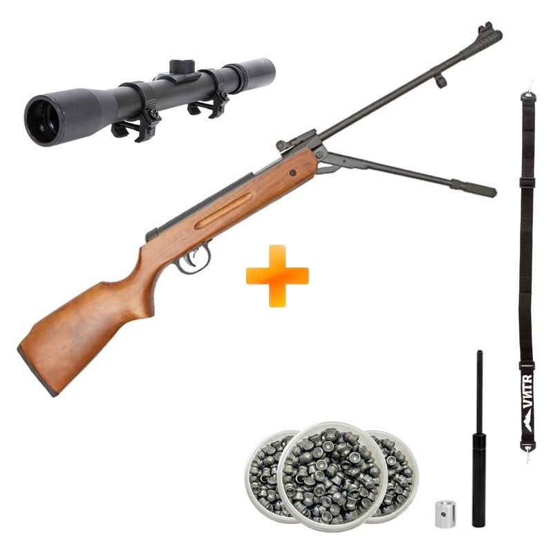 carabina-de-pressao-b3-3-5-5mm-com-gas-ram-luneta-bandoleira-chumbinhos-z7
