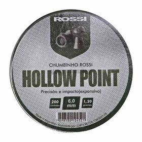 Chumbinho Rossi Hollow Point Precisão Expansivo 6.0mm - 200 unidades