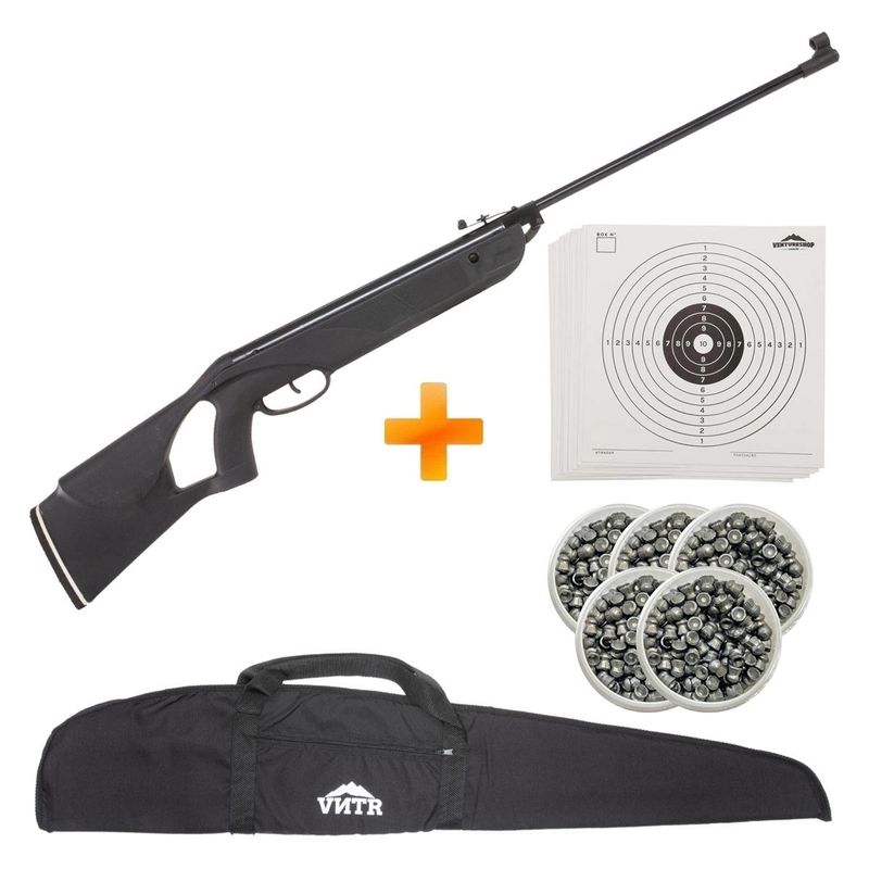 carabina-de-pressao-fiora-black-5-5mm-capa-chumbinho-alvos-z6