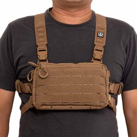 Peitoral Tático Chest Rig Multifunção ASSET MK2 Coyote - EVO