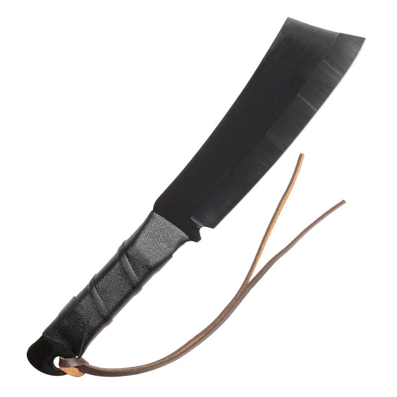 cutelo-preto-em-aco-carbono-com-cabo-de-couro-28cm-z1