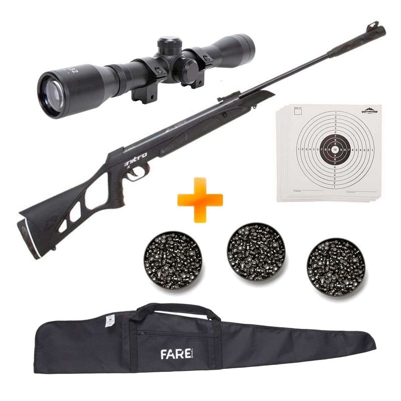 carabina-cbc-f22-m-nitro-x-1000-5-5mm-oxidada-c-muzzle-break-luneta-4x32-capa-3-chumbinhos-z10