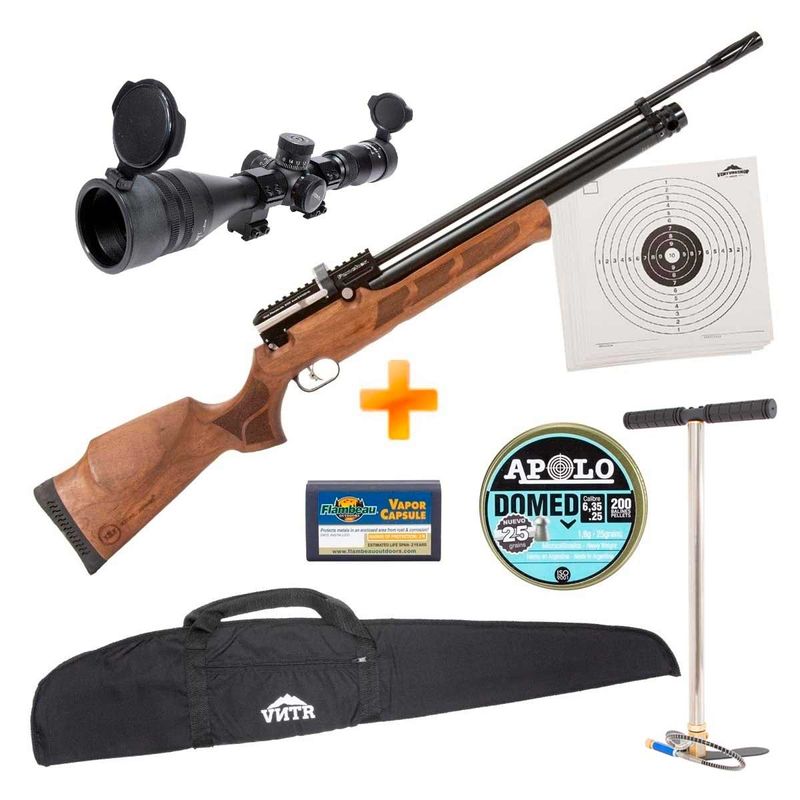 carabina-de-pressao-pcp-puncher-w-6-35mm-kral-arms-bomba-luneta-custom-capa-chumbinho-alvos-z12