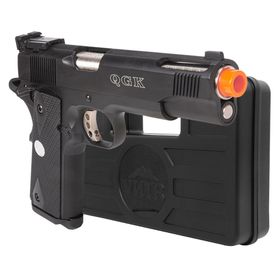 Pistola de Airsoft a Gás GBB Green Gas M1911 V12 R30 Full Metal Black c/ Blowback + Maleta