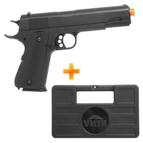 Pistola de Airsoft Spring 1911 Full Metal M295 - Double Eagle + Maleta