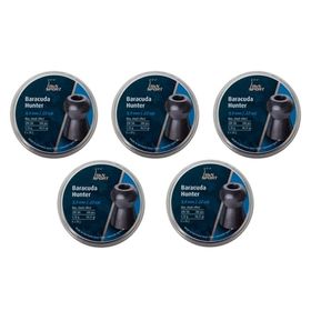 Chumbinho Profissional H&N Baracuda Hunter 5.5mm 200un – Kit com 5un.