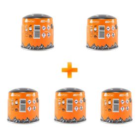 Kit com 5 Cartuchos de Gás 190g - Nautika
