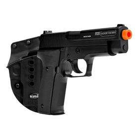 Pistola Airsoft Sig Sauer P226 Slide Metal Cybergun + Coldre de Cinto Fobus 226 ND BH