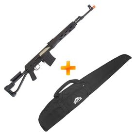 Rifle de Airsoft AEG Sniper SVD Dragunov CM057S Full Metal Cyma + Capa
