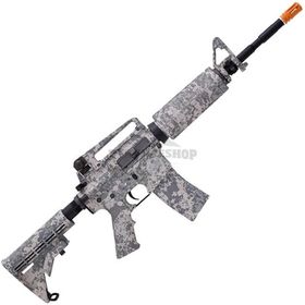 Rifle AEG Airsoft M4A1 Camuflagem ACU Army Combat Bivolt - King Arms