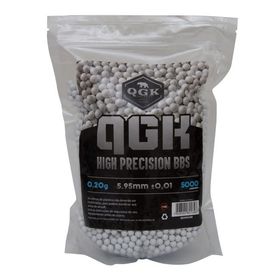 BBs para Airsoft QGK High Precision 0.20g - Branca 5000un