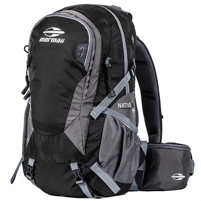 mochila-cargueira-mormaii-native-30litros-para-camping-preta-e-cinza-l1