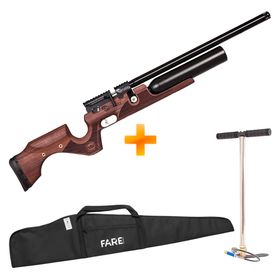 Carabina de Pressão PCP Puncher Bighorn 6.35mm - KRAL ARMS + Bomba + Capa