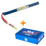 kit-bateria-para-airsoft-li-po-1300mah-11-1v-3s-slim-15c-carregador-baterias-mini-max-li-po-bivolt-feasso-z1